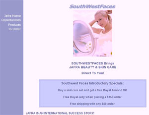 Southwest Faces web site